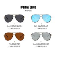 Polarized metal sunglasses with UV400 protection 2928-GT