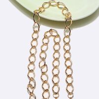 Gold-colored metal non-slip chain, thick aluminum, for glasses and masks GL1398