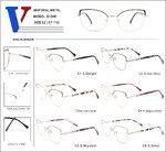 Metal nylor frame with spring hinges D1040-DA