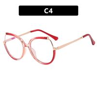 Combined (plastic+metal) glasses with blue light protection for women 7196-PN