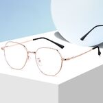 Metal glasses with Blue ray cut 2897-3-GT
