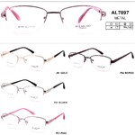 Metal eyeglass frame, material steel Allmilmo AL7097