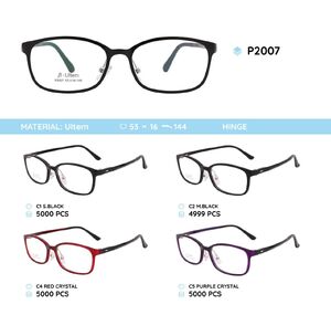 Plastic Ultem eyeglasses frame P2007