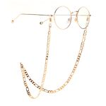 Gold-colored metal non-slip thick chain, for glasses and masks GL1009