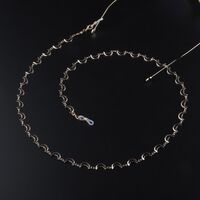 Металлическая нескользящая цепочка золотая, с луной , для очков и масок GL950