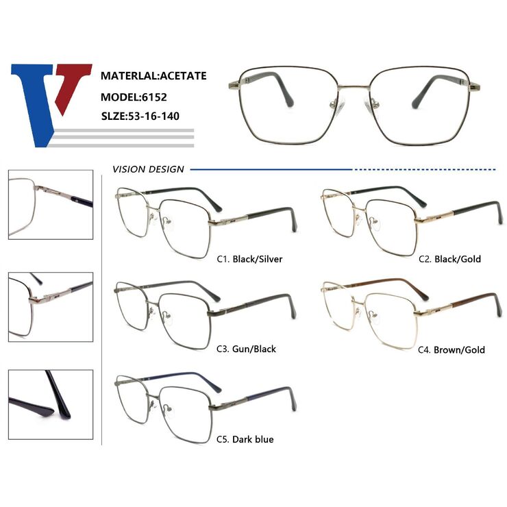 Оправа металлическая с флексом CH6152-DA