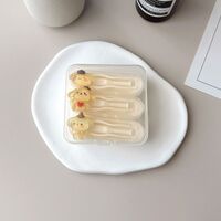 Комплект из 3 штук мини-наборов для мягких контактных линз - пинцет + присоска WL454盒装袋装镊子