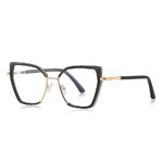Metal + TR90 plastic Blue Blocker glasses frame for women with UV and blue light protection lenses More FCS3154