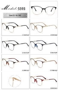 Оправа металлическая с мягким носоупором и флексом 5593-DA