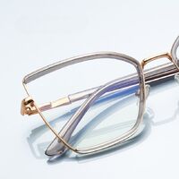 Оправа женская металлическая + пластик TR90, линзы-блюблокеры с защитой от ультрафиолета и синего света More FCS3157