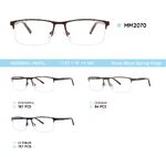 Nylor metal men's frame for glasses with spring hinges MM2070