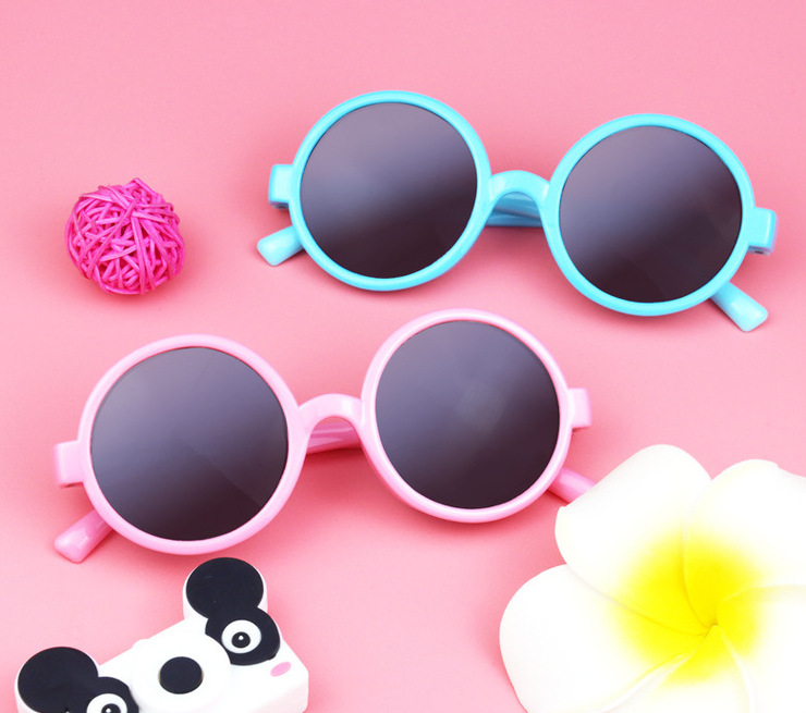 Детские силиконовые солнцезащитные поляризационные очки с защитой UV400 T11021-black