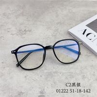 Hybrid frame, metal + TR90, with Blue Block coating SANTA 01222