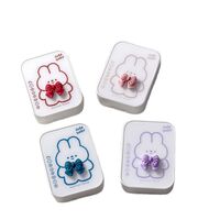 Soft contact lens kit with 3 containers XY-D80两副兔子蝴蝶结