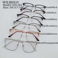 Оправа металлическая ультратонкая женская с флексом Wilibolo G95-283