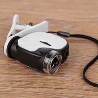 Микроскоп портативный для крепления на телефон 7004DB, увеличение: 55X