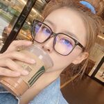 Plastic glasses with blue light protection for women 28005-PN