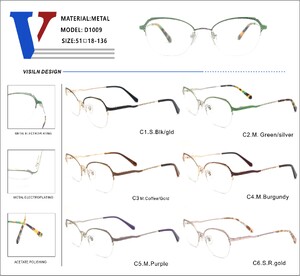 Оправа металлическая полуободковая с флексом D1009-DA
