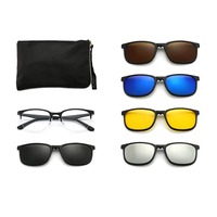 El Dorado frames with polarized sunshades set (clip-on) on magnet 2288 (5 pieces) 