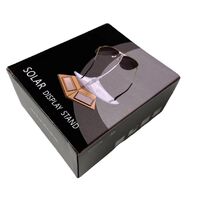 Tabletop glasses and accessories stand - solar powered revolving display ZTY002