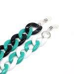 Acrylic non-slip chain, concave shape, for glasses and masks GB012-2