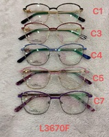 Metal frames for glasses L3670F