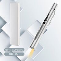 Rechargeable medical diagnostic keychain flashlight with white and yellow light ZK1958