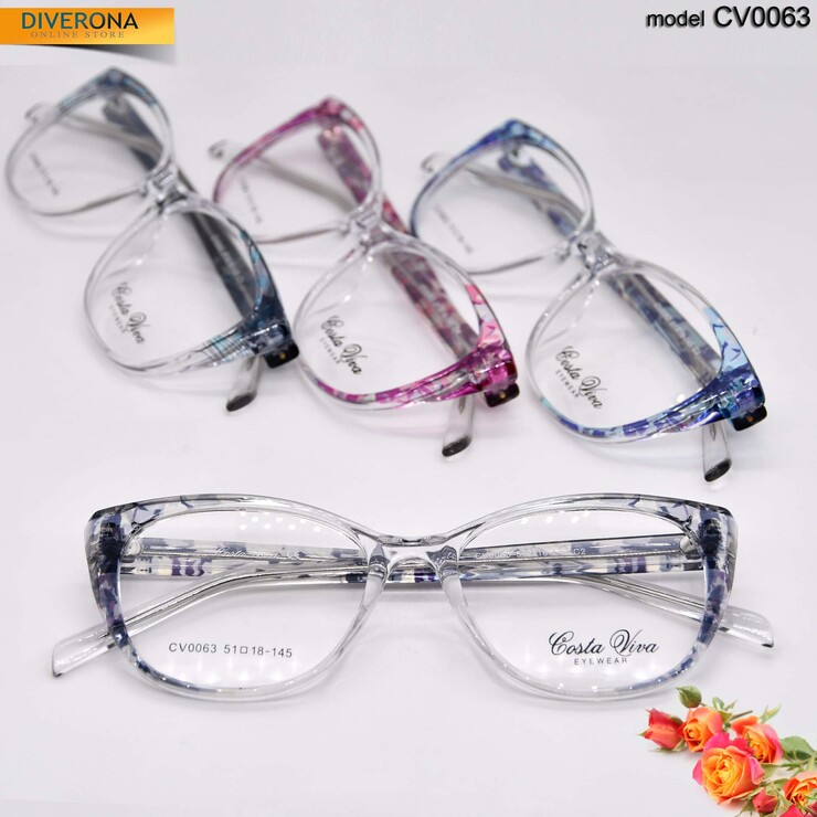 Plastic eyeglass frames Costa Viva CV0063