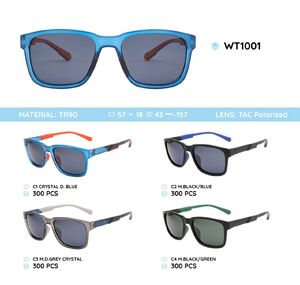 Plastic TR90 frame polarized sunglasses WT1001