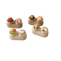 Мини-набор для мягких контактных линз выдвижной W-CT44咖色米色熊