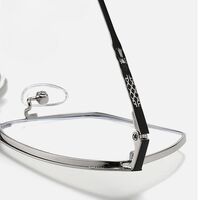 Metal glasses with blue light and UV protection 9662-2-GT