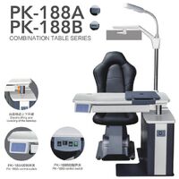 Ophthalmologist workstation, combined table + chair PK-188AB, tabletop 1000*480 mm