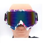 Safety shockproof sports goggles X600-紫粉