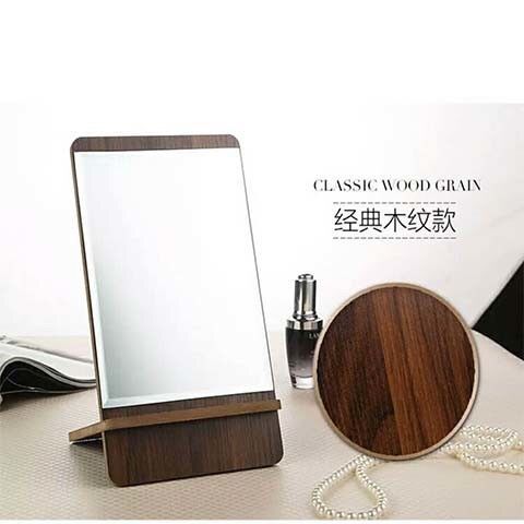 Table mirror for optics salon with brown tint, 26*15 cm
