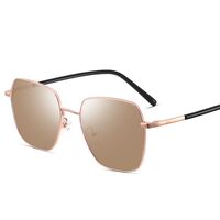 Очки металлические фотохромные с защитой от синего света 9651-2-GT