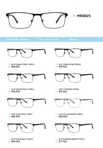 Металлическая оправа с дужками из материала TR-90 MR0025