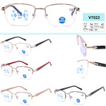 Eyeglasses for men on metal frames Blue Block Light Vizzini V7022 dioptries +0.75 to +4,00 (step 0,25); +4.50 to +6.00 (step 0.50)