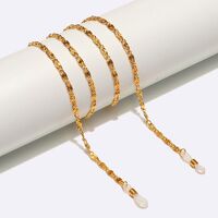 Gold-colored metal non-slip chain, for glasses and masks GL1572