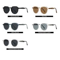 Plastic round polarized sunglasses Elit 10048-EL