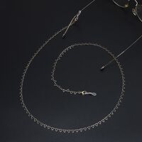 Металлическая нескользящая цепочка золотого цвета, медная треугольная, для очков и масок GL683