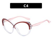 Plastic glasses with blue light protection for women 8009-PN