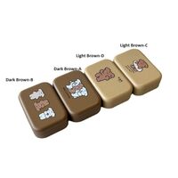 Mini soft contact lens kit AS118-10棕色熊