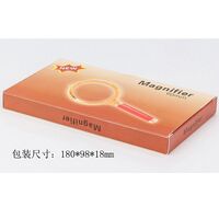 Magnifier, magnifying glass with handle 金-木90-XX, diameter: 75 mm, magnification: 5X
