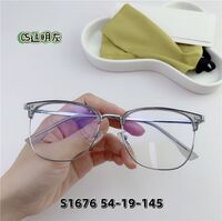 Оправа гибридная, металл + TR90, линзы с Blue Block покрытием SANTA S1676