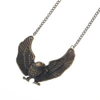 Металлическая нескользящая цепочка бронзового цвета, c орлом, для очков и масок GL142