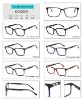 Plastic acetate frame with spring hinges Big City DC5005M