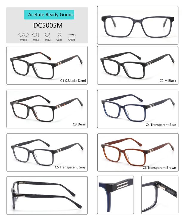 Plastic acetate frame with spring hinges Big City DC5005M