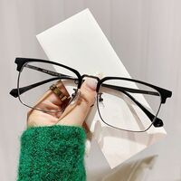 Очки гибридные, металл + TR90, с защитой от синего света Blue Block FENQI F8006