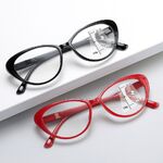 Plastic glasses for reading multi-focus, with Blue ray cut protection, diopters from +1.00 to +4.00, RMC=62-64, KY8508多焦点