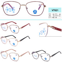 Eyeglasses for men on metal frames Blue Block Light Vizzini V7021 dioptries to +0.75 to +6,00 (step 0,25)
